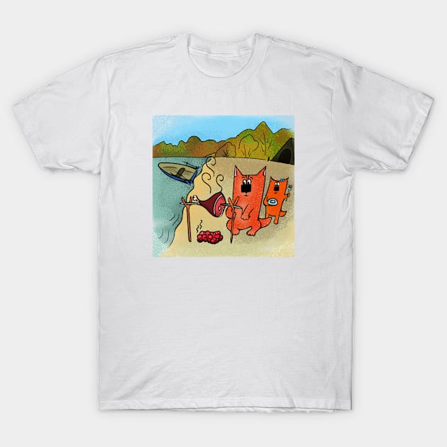 Illustration art picnic T-Shirt by maryglu